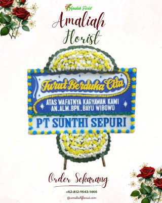 Papan Bunga Duka di Tumpung Ulung