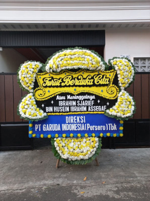 Papan Bunga Duka di Tumpung Ulung